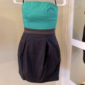 French Connection strapless dress with pockets size 4